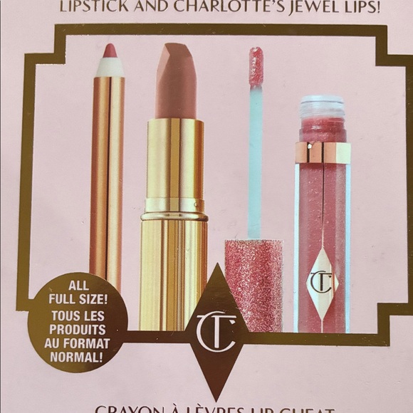 Full size Charlotte Tilbury Pillow Talk Lip Kit - Nude Pink - Picture 4 of 9